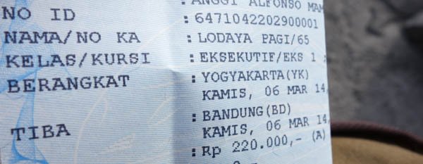 Perjalanan dari Jogja ke Bandung